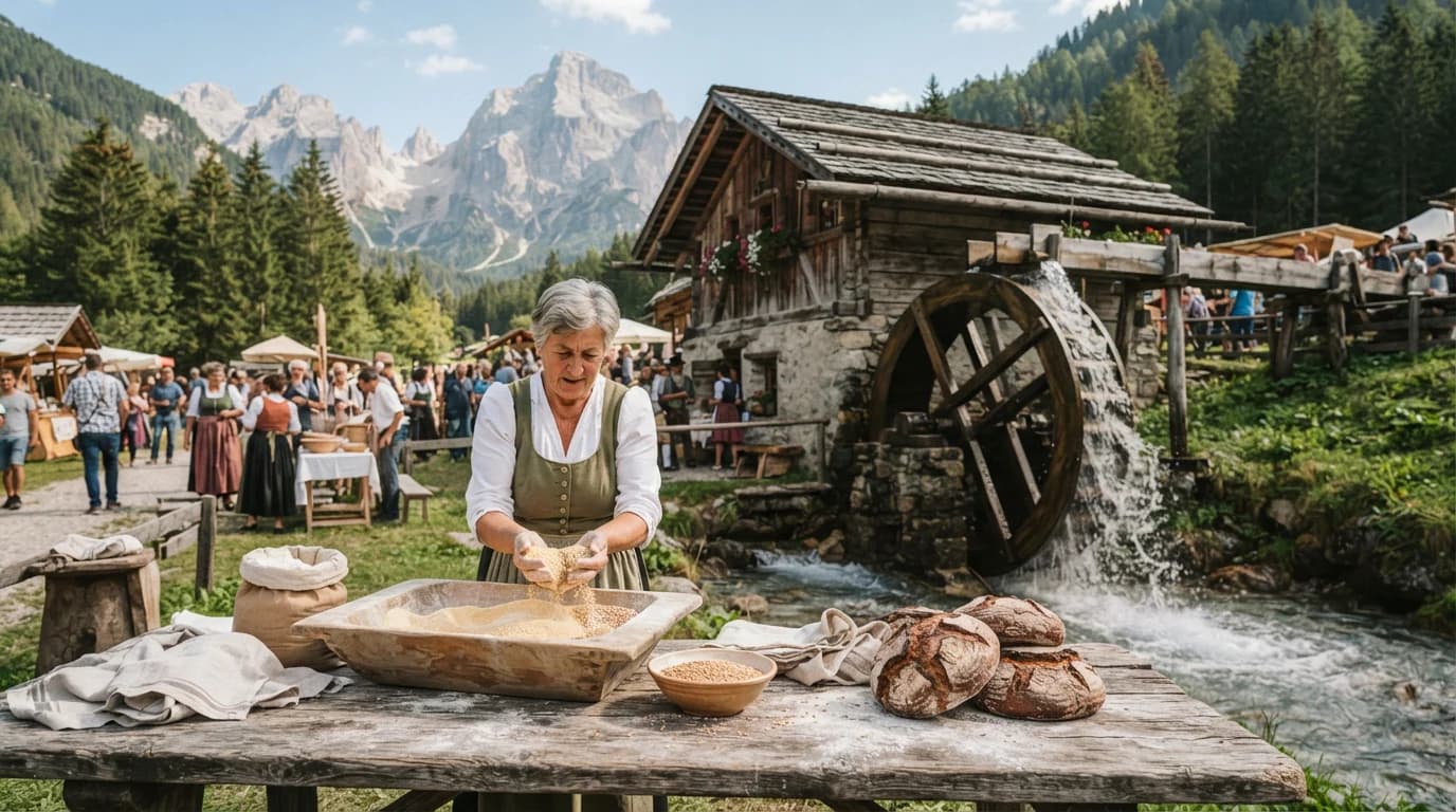 Festa dei Mulini - dal grano al pane