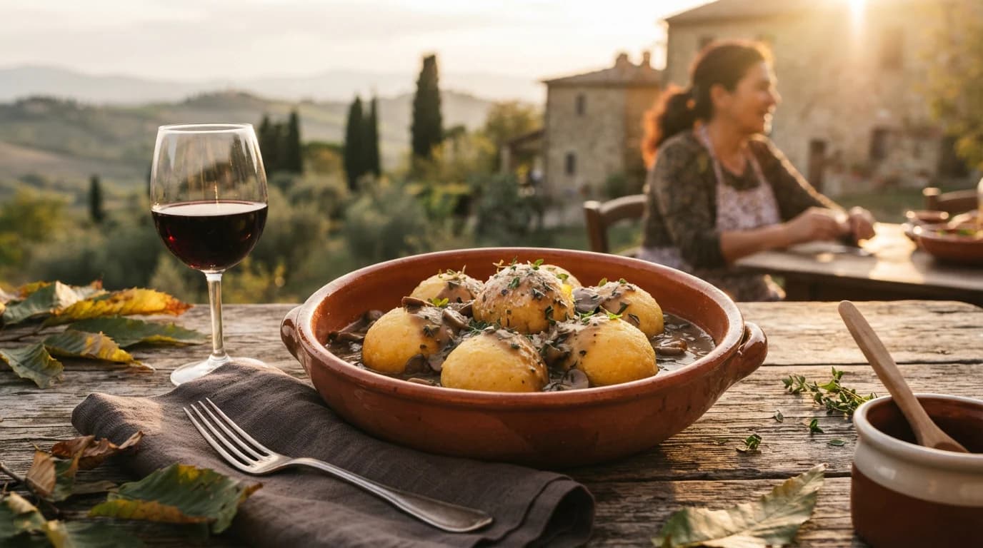 Festa della Polenta a palle ai Funghi porcini