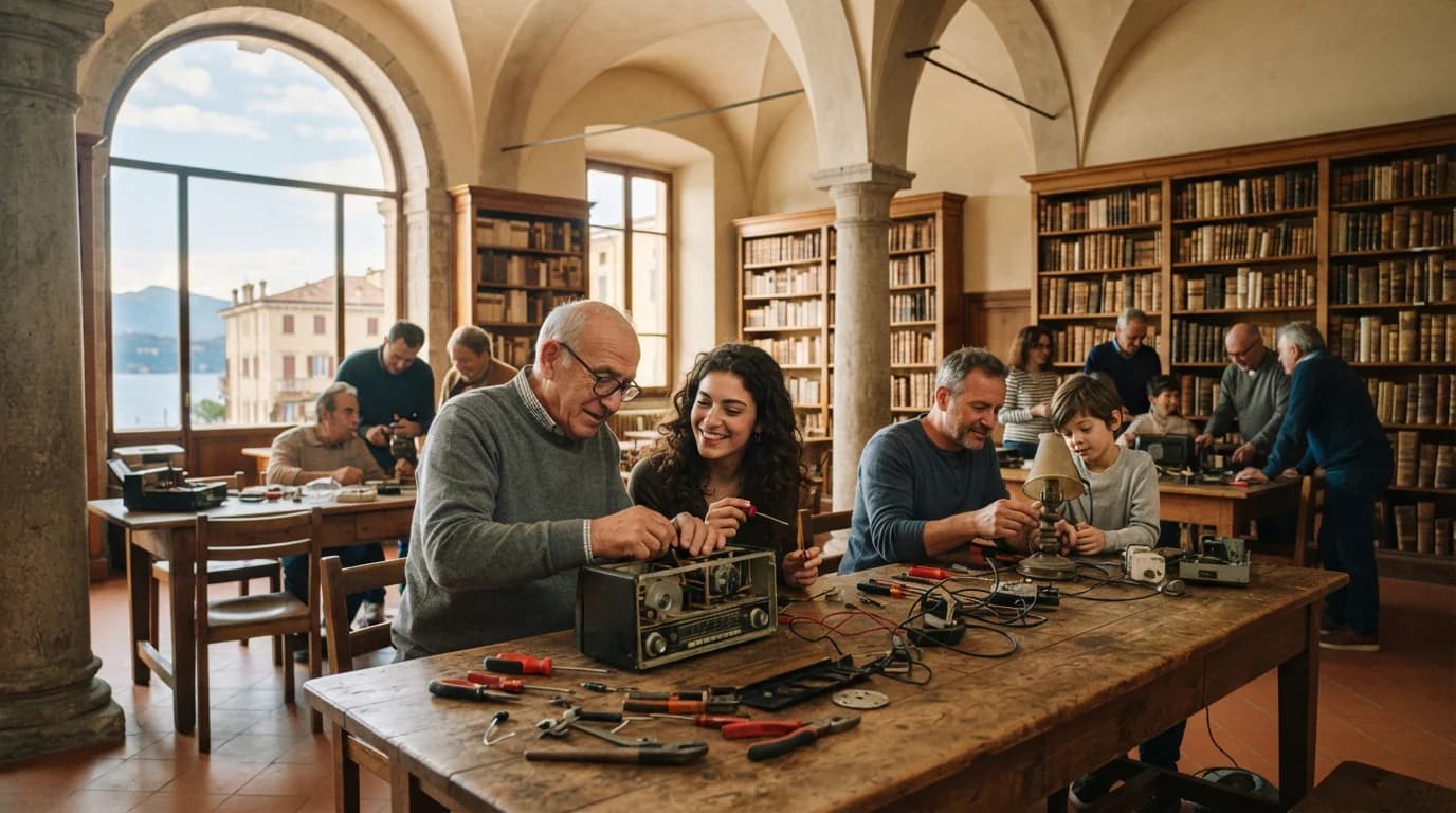 Festa della riparazione in biblio