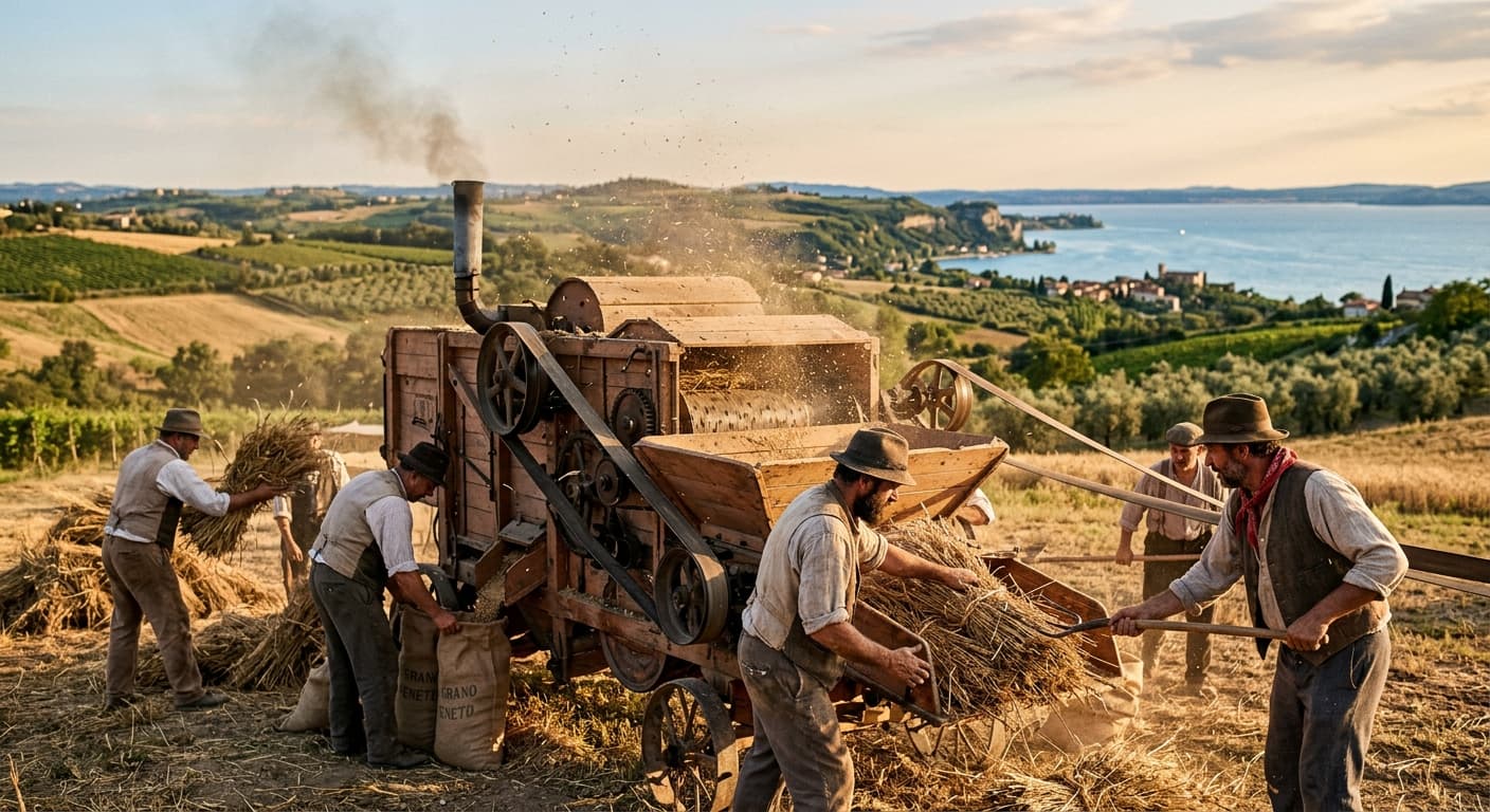 Festa della trebbiatura e aratura