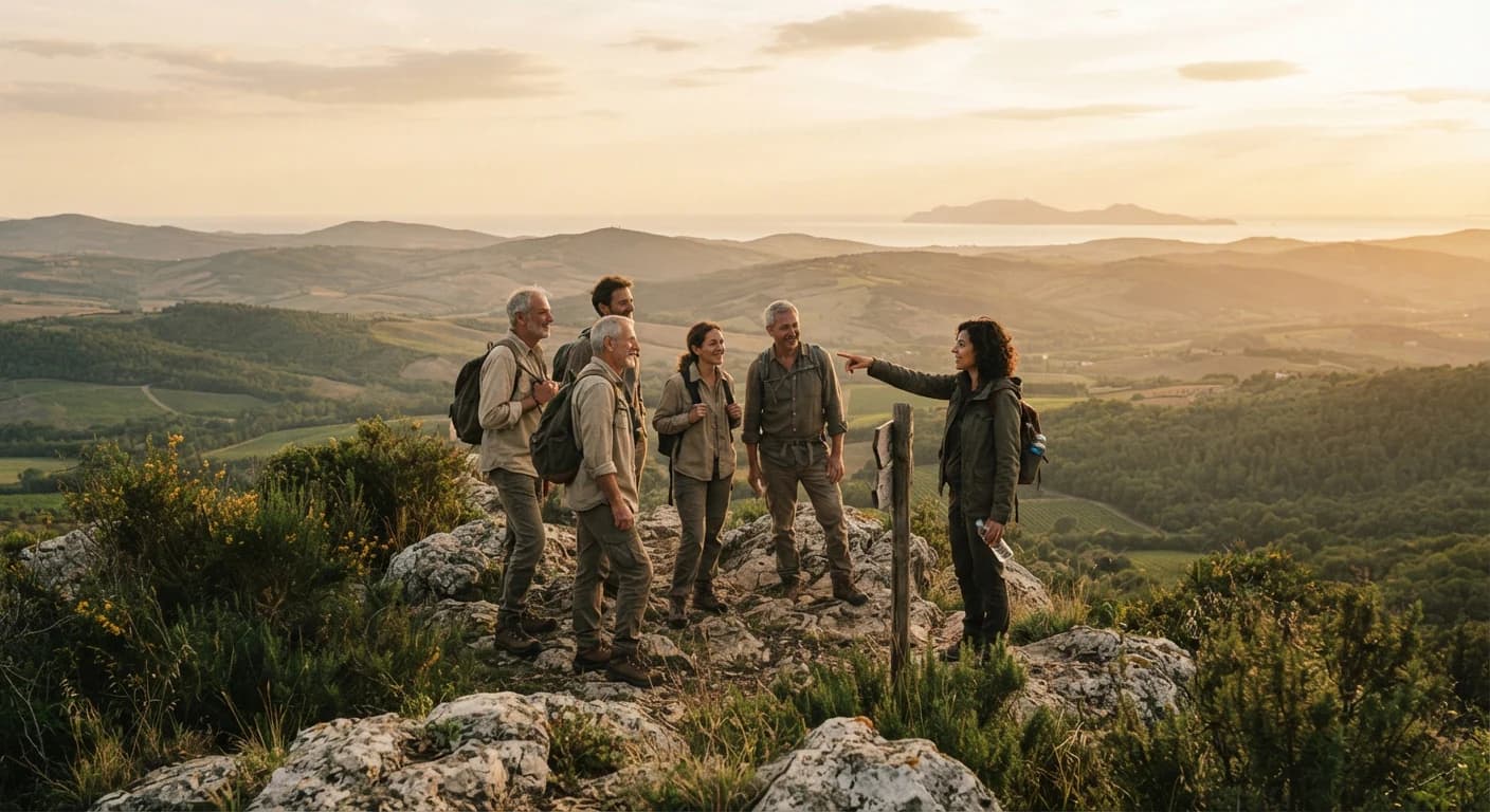 Gavorrano Hub – “Tramonto a Monte Calvo”
