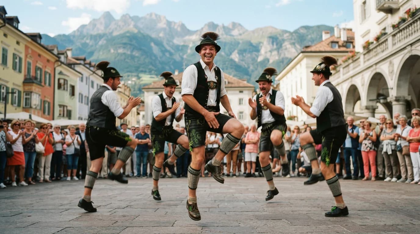 Gruppo di Schuhplattler di Lajen