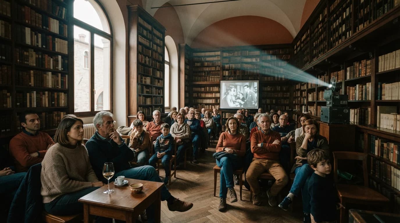 In Biblioteca. Cinema di pomeriggio