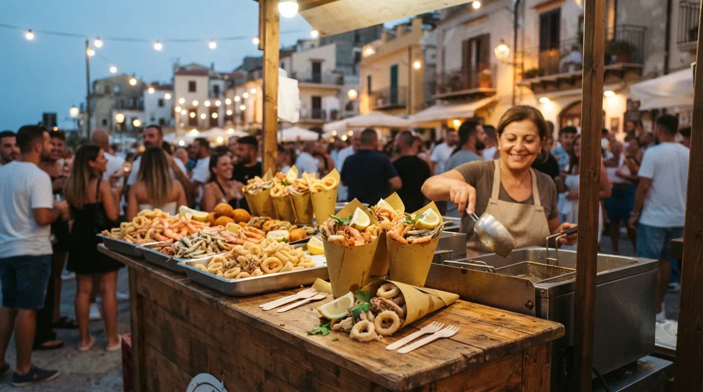Manifestazione a Longobardi Marina