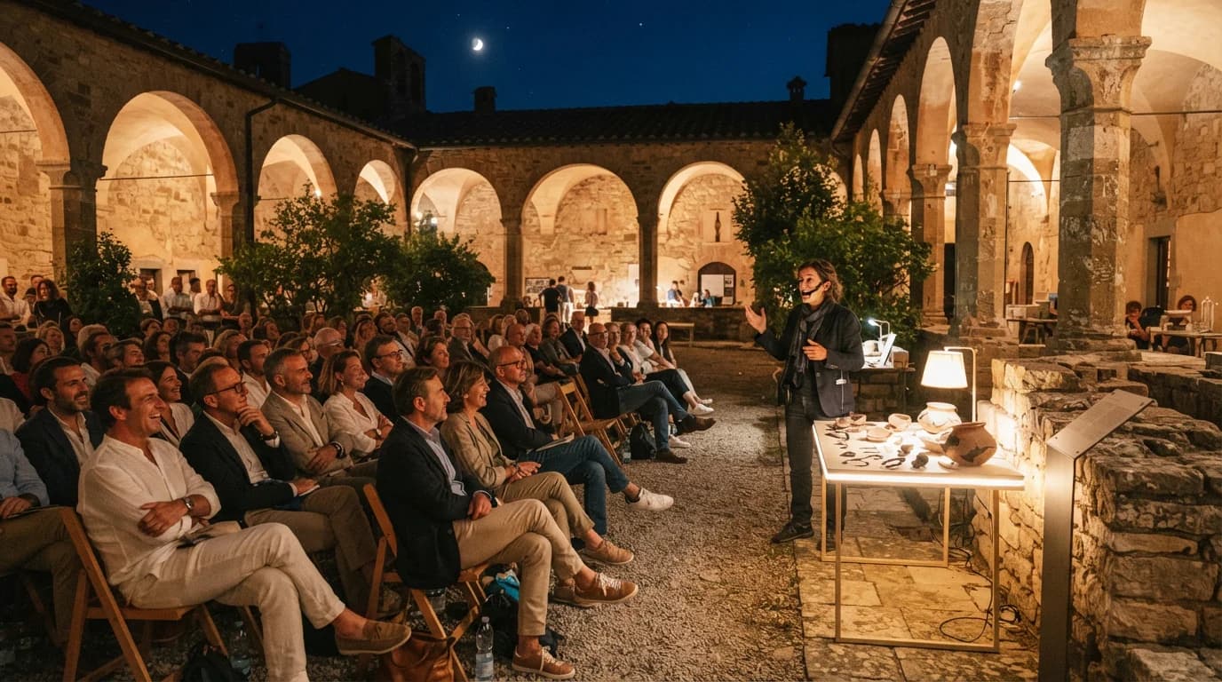 Martedì 25 agosto, ore 21.30: “Novità dagli scavi di Abbadia Isola” con Stefano Bertoldi.