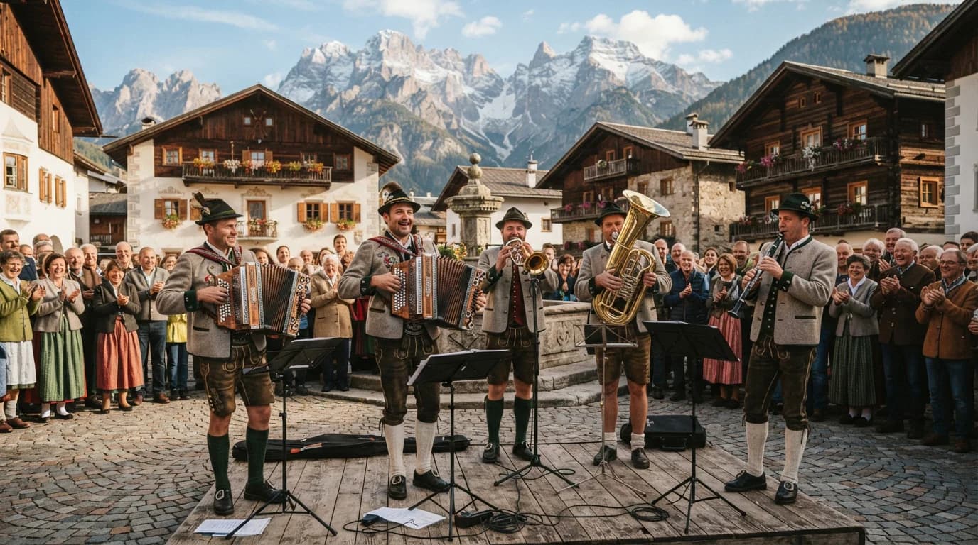 Mattinata con il gruppo "Die lustigen Sarner"