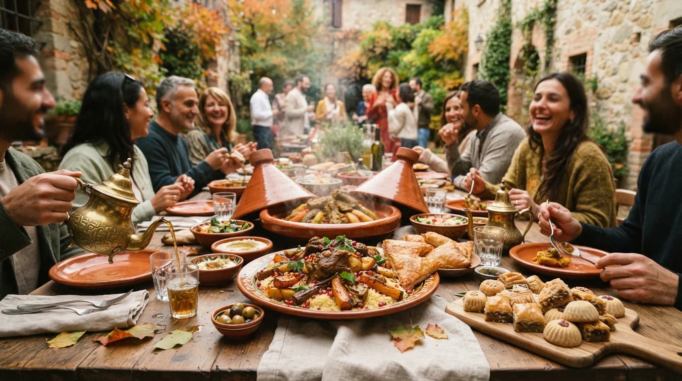 Pranzo etnico a Nuvolera