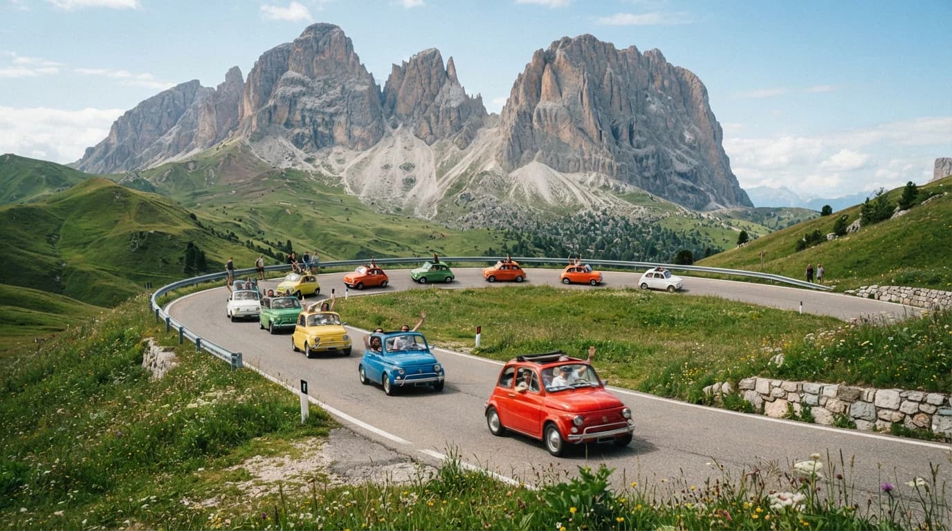 Raduno FIAT 500 SELLA TOUR