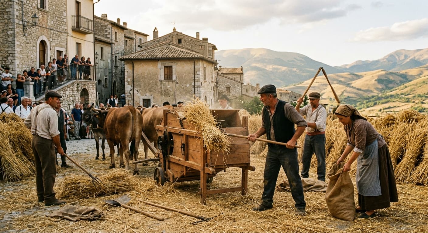 Rievocazione Storica della Trebbiatura e Sagra della Frittella