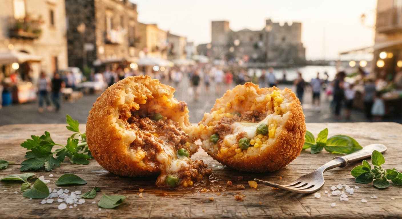Sagra dell'arancino ad Aci Castello