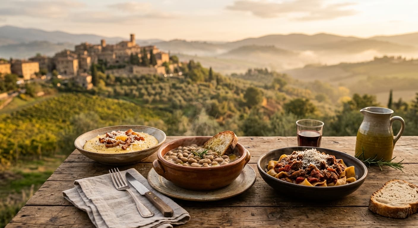 Sagra della fava cottora dell'Amerino, della polenta alla carbonara e del cinghiale al colcellse