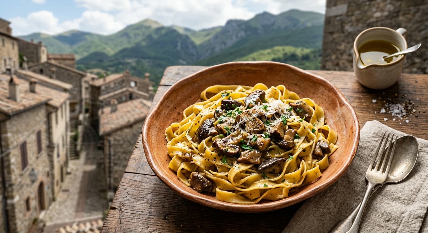 Sagra delle fettuccine ai funghi porcini a Casaprota