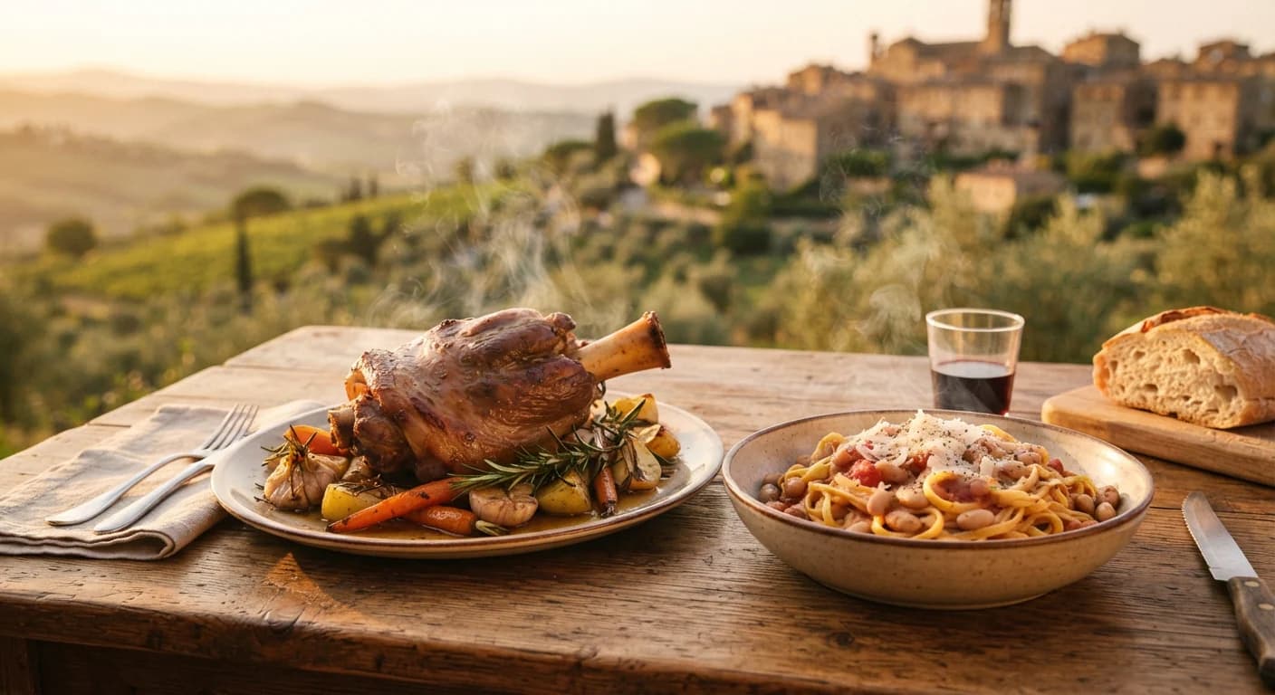 Sagra dello stinco e de' tagliarini co' fagioli