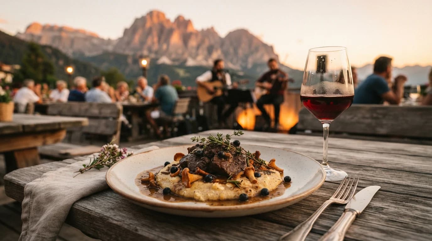 Selvaggina.Vino.Musica al Luminis food & wine con Settle Back