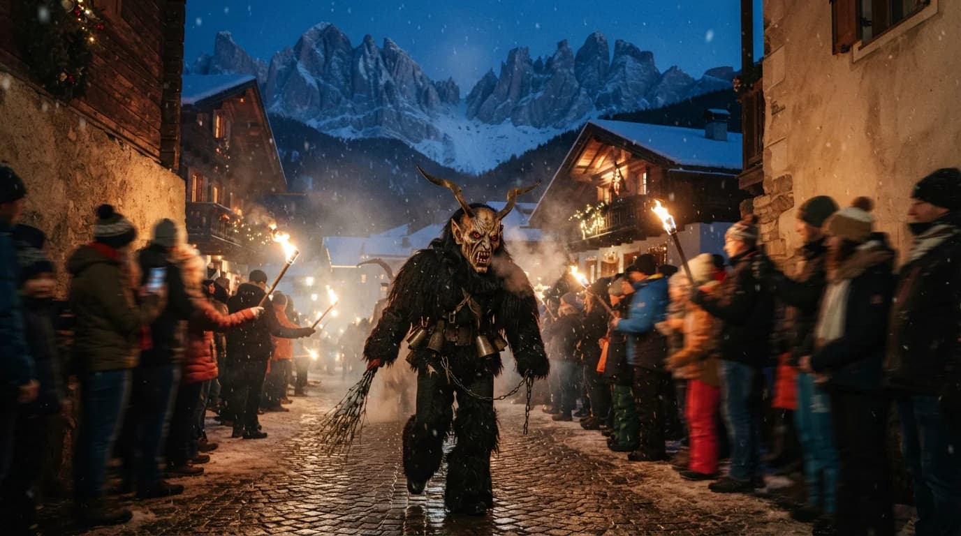 Sfilata dei Krampus a Tiso