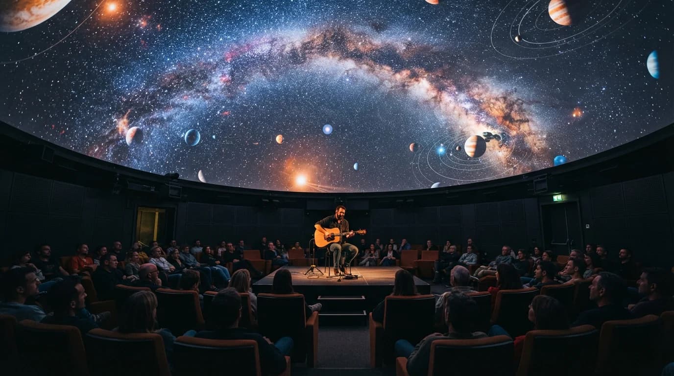 STEINEGG LIVE – David Becker: Music of the Solar System @Planetarium