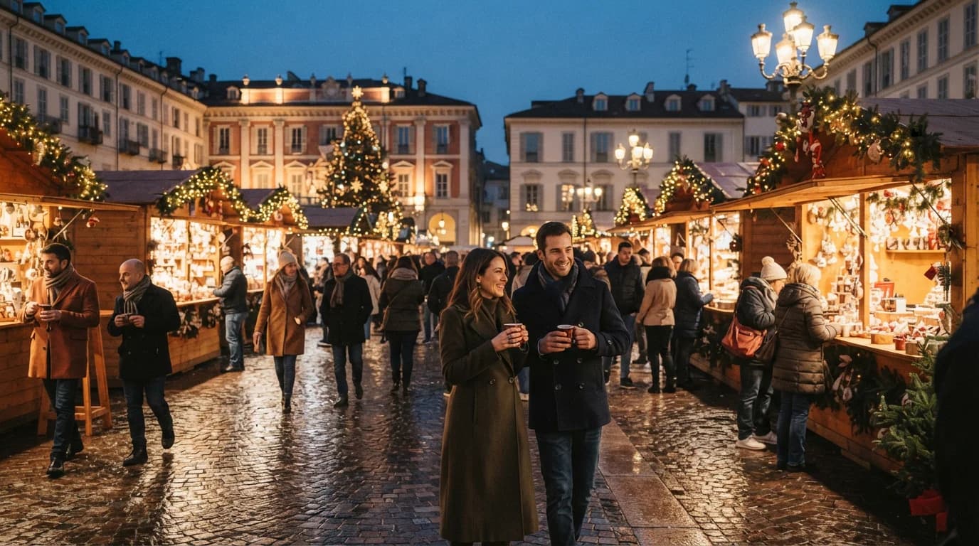 Villaggio di Natale a Torino