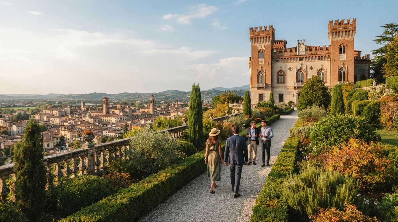 Visita guidata ai giardini di castello bonoris