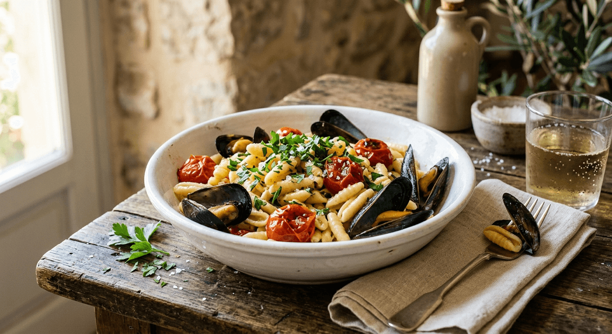 Cavatelli con le cozze