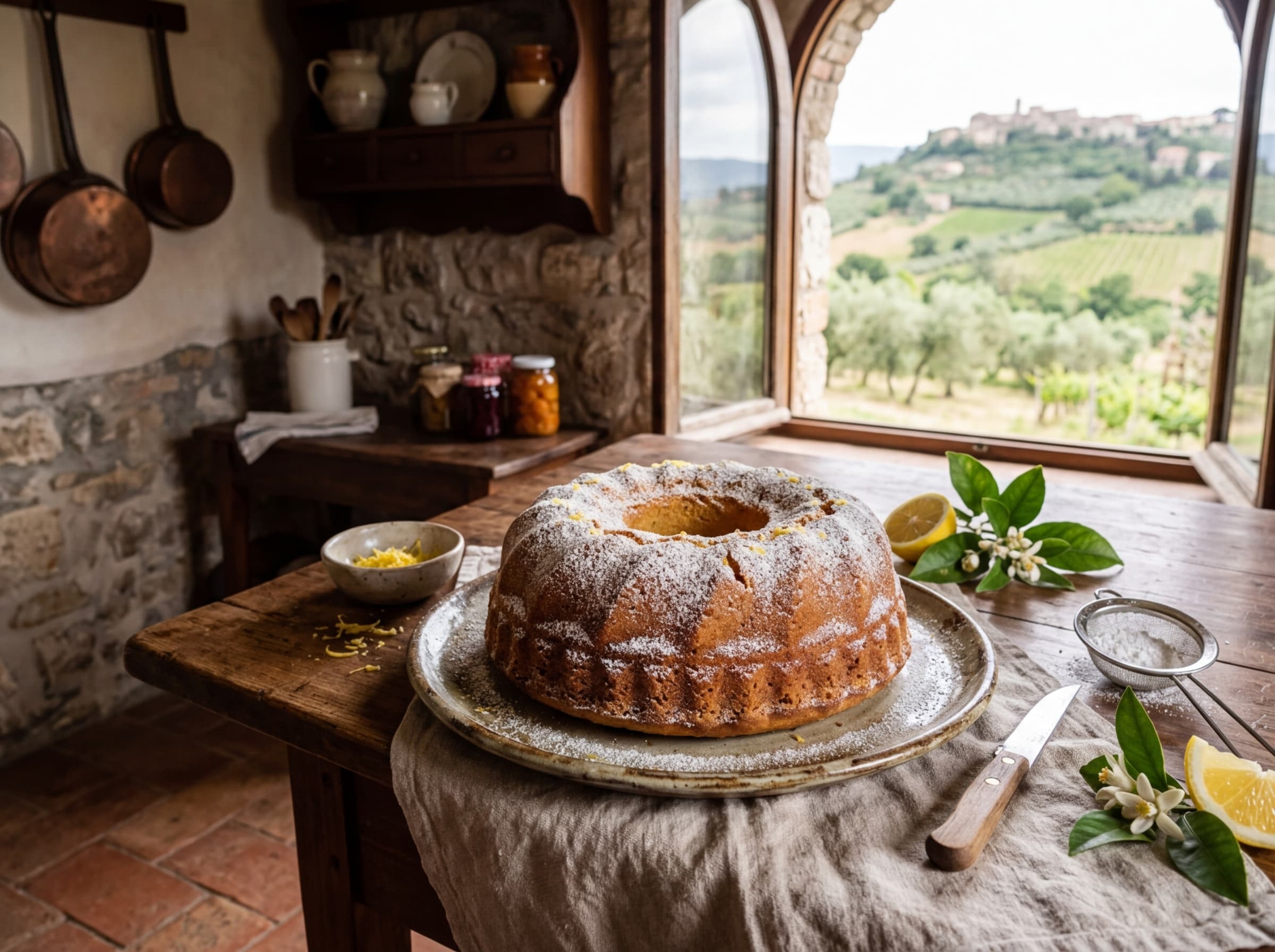 Ciambella Ciociara al Limone
