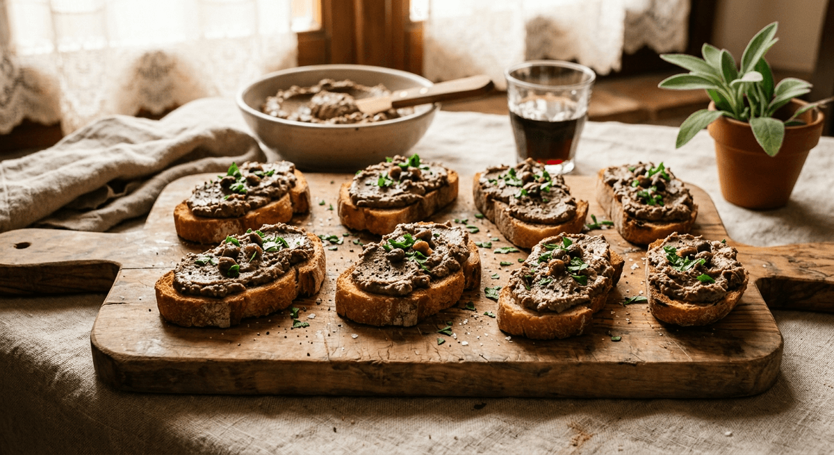 Crostini di fegatini