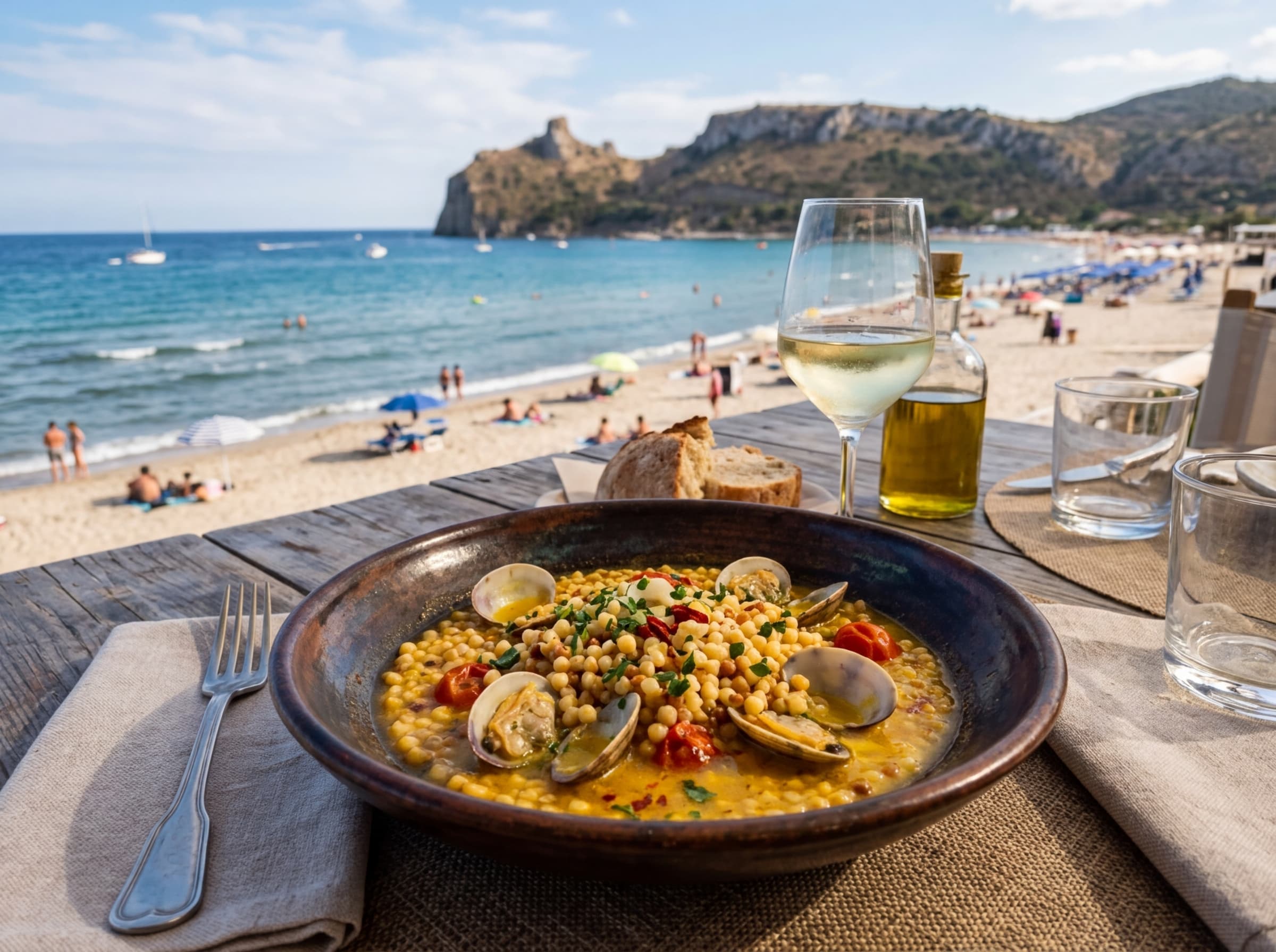 Fregola con Arselle