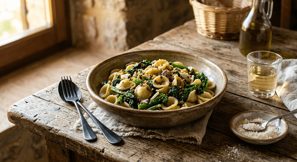 Orecchiette con cime di rapa