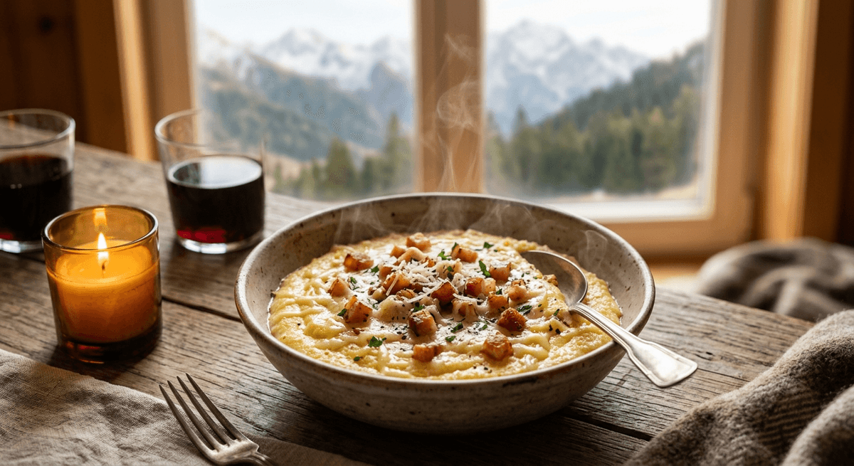 Polenta carbonera