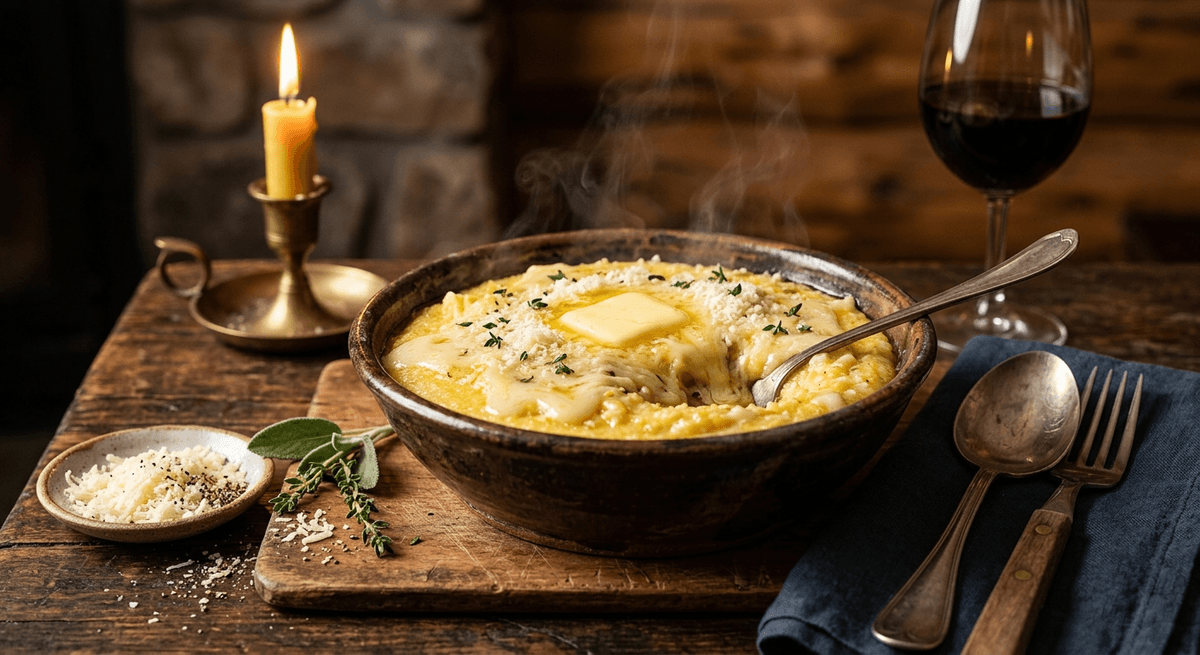 Polenta concia