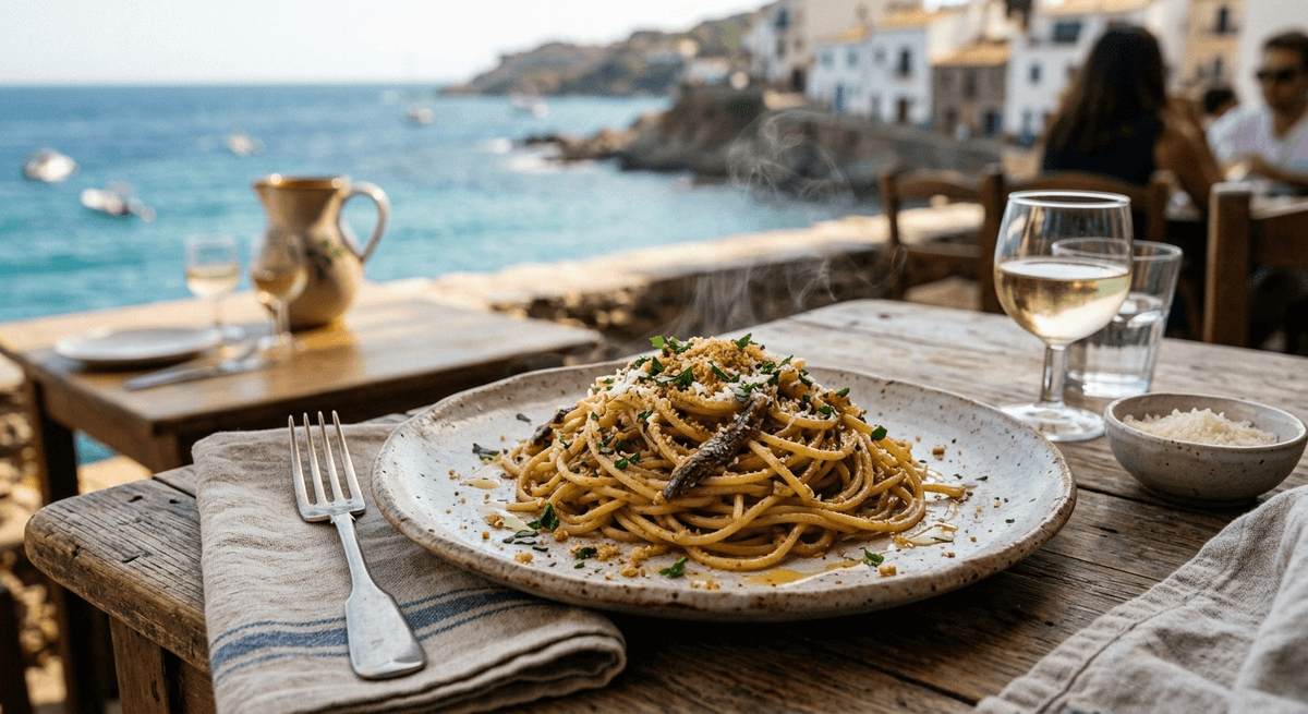 Spaghetti con la sardella