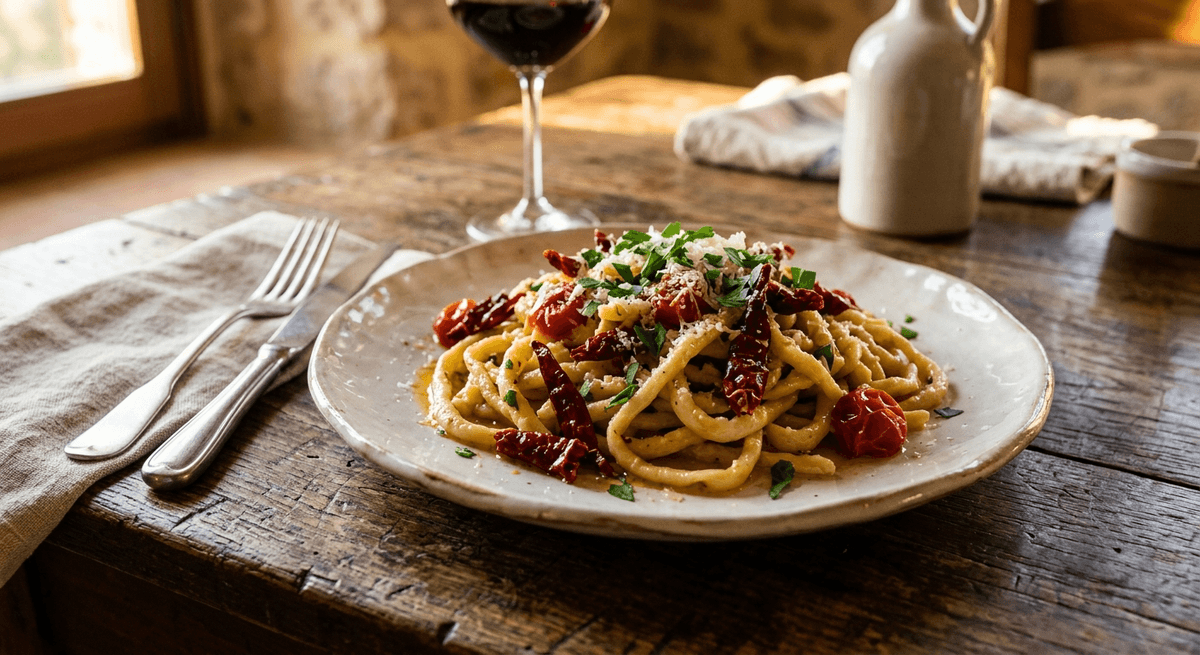 Strascinati con peperoni cruschi