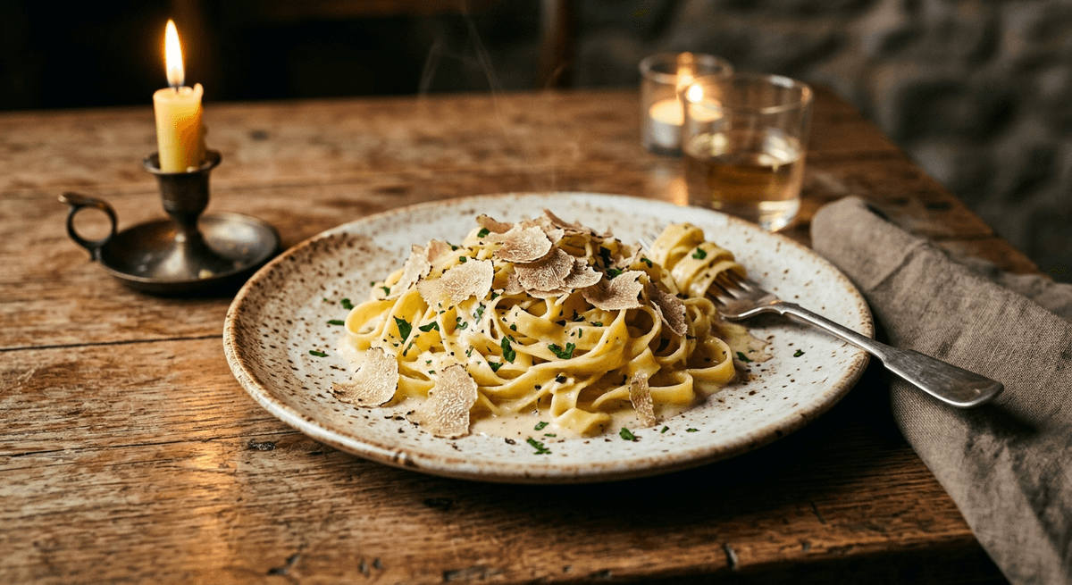 Tagliatelle al tartufo bianco