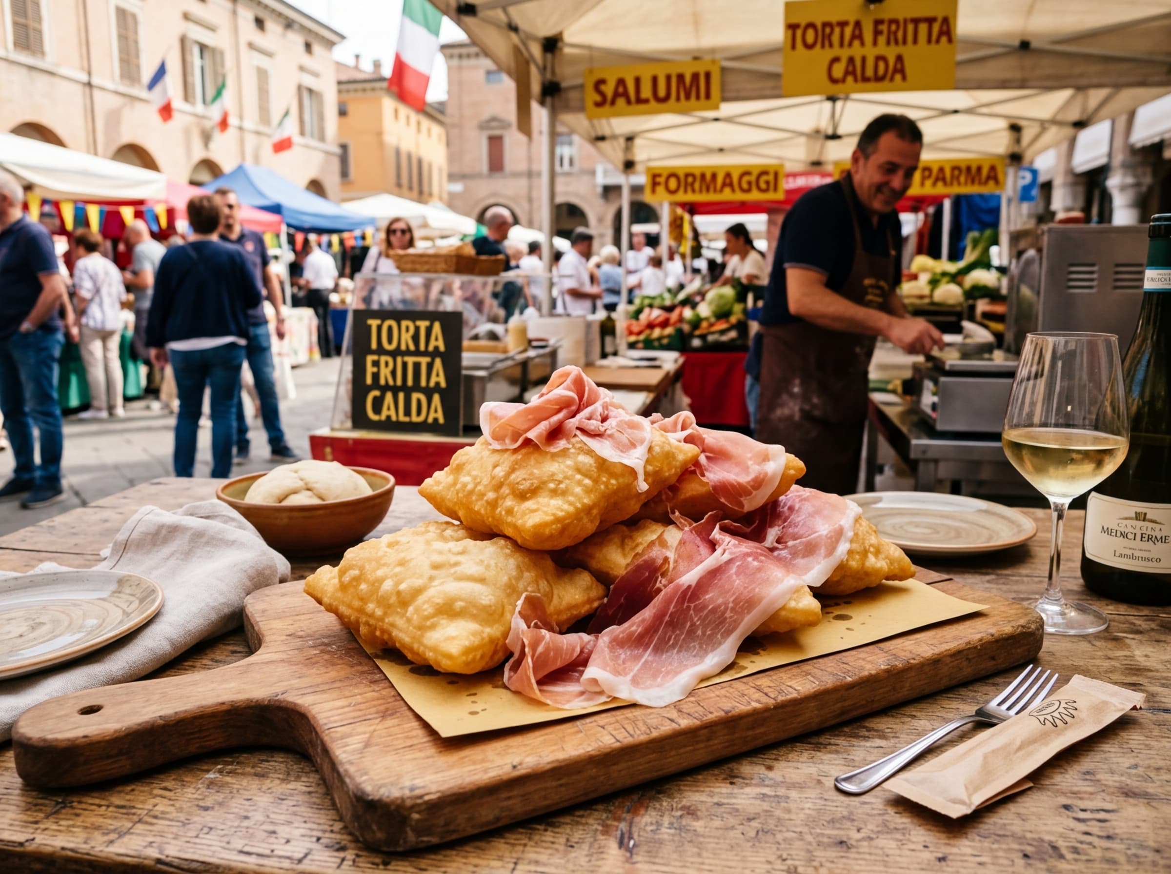 Torta Fritta Parmigiana