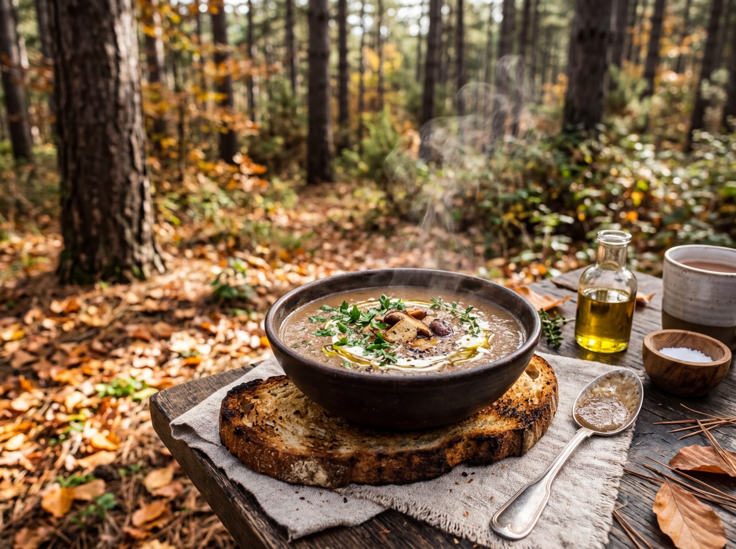 Zuppa di Funghi Porcini della Sila