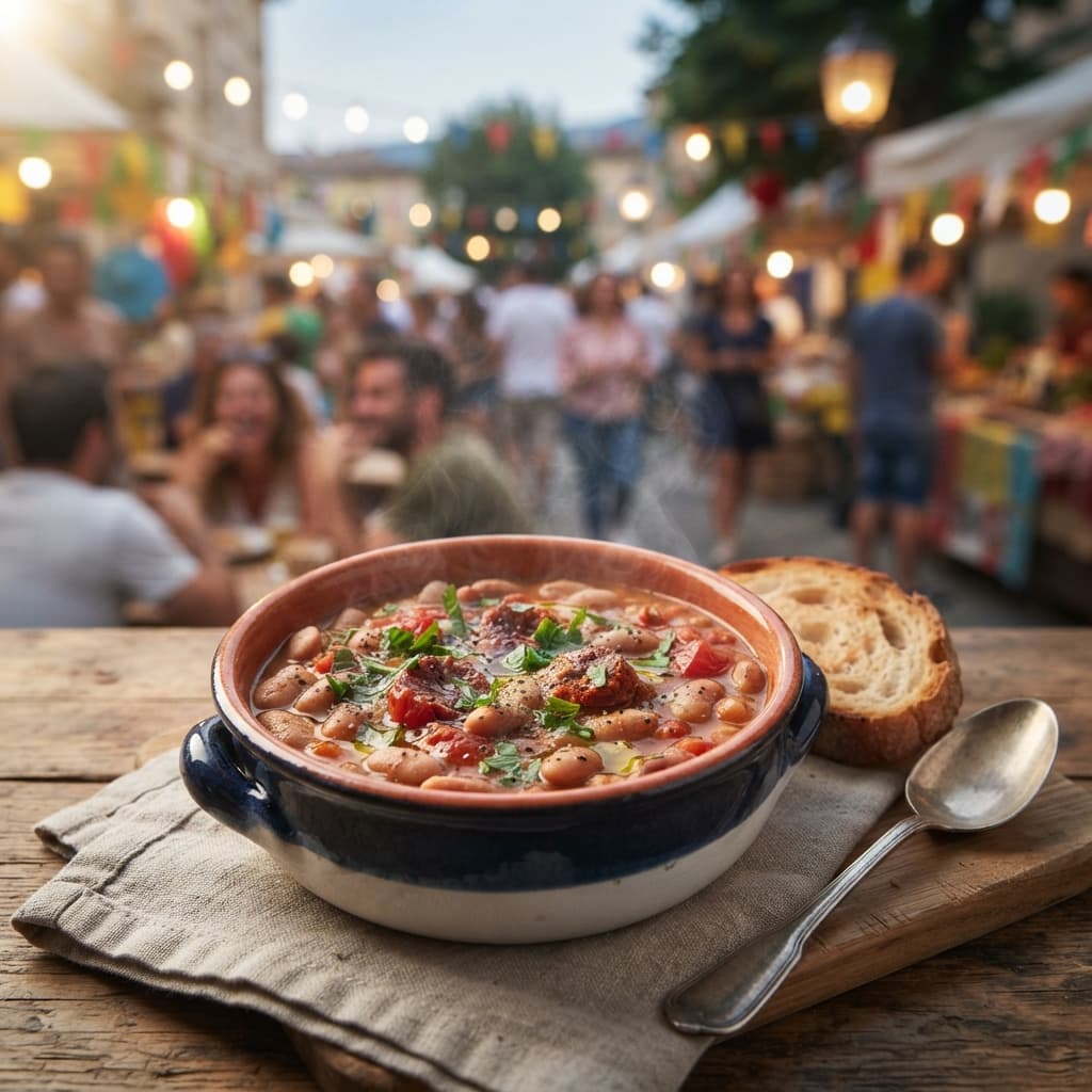 Fagioli con ’nduja