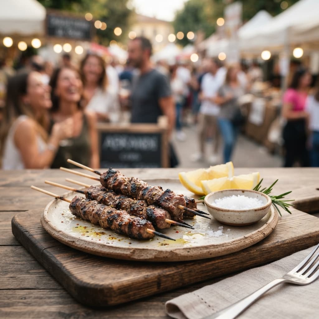 Porzione piccola di arrosticini