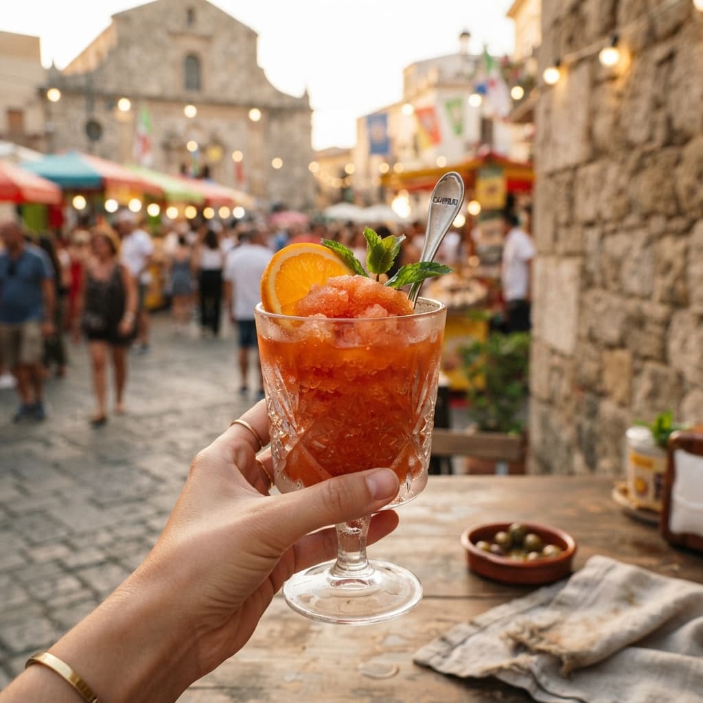 Granita al campari