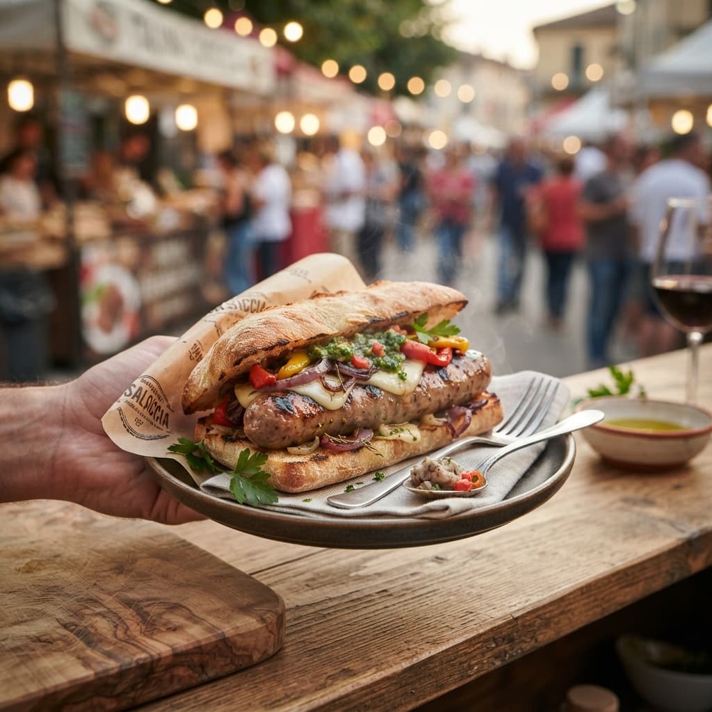 Panino con salsiccia