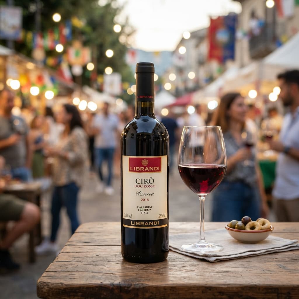 Bicchiere di Vino Rosso Ciro