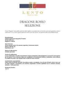 Dragone Rosso Selezione